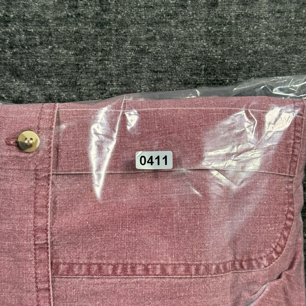 Red Head Brand Co. Button Up Long Sleeve Red Men's Size XXL Elbow Patches VTG - Picture 15 of 15